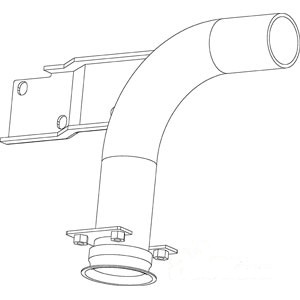 ELBOW EXHAUST INLET PIPE — Part #EAP-123754