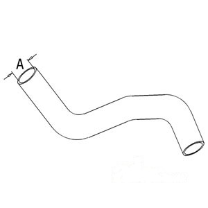 RADIATOR HOSE LOWER — Part #EAP-124109