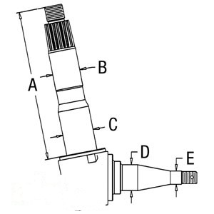 SPINDLE LH/RH — Part #EAP-124170