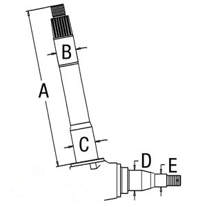 SPINDLE (RH/LH) — Part #EAP-124171