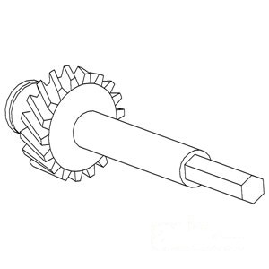 GEAR OIL PUMP W/SHAFT — Part #EAP-124194