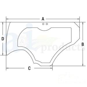 GLASS LOWER DOOR — Part #EAP-126189