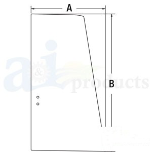 GLASS UPPER DOOR REAR — Part #EAP-126191