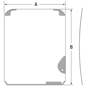 WINDOW GLASS FRONT — Part #EAP-126193