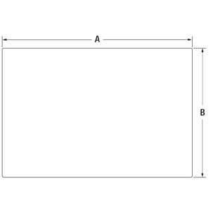 WINDOWPANE GLASS FRONT — Part #EAP-126195