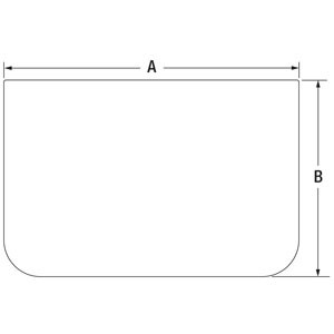 WINDOWPANE FRONT LOWER — Part #EAP-126197
