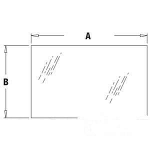 GLASS LOWER REAR WINDOW — Part #EAP-126590