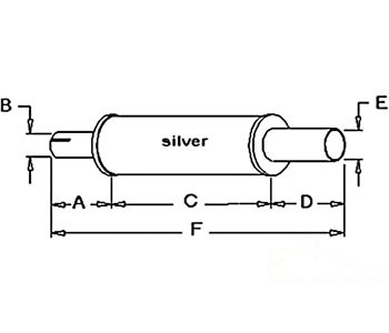 MUFFLER — Part #EAP-127407