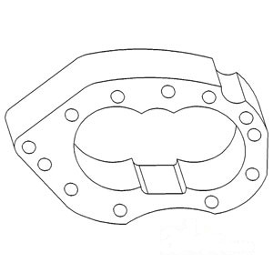 HYD PUMP CENTER PLATE — Part #EAP-132754