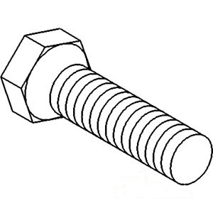 BOLT FRONT WHEEL — Part #EAP-133067