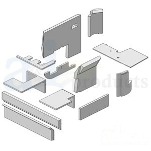 CAB FOAM KIT JD 4WD (50) — Part #EAP-133105