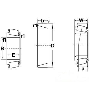 CUP TAPERED BRG. — Part #EAP-134428