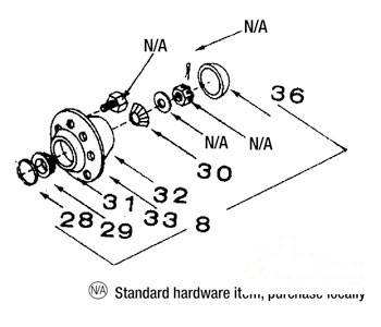 CUP TAPERED BRG. — Part #EAP-134439