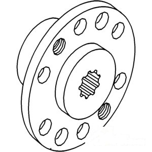 PTO DRIVE HUB (BUSHING) — Part #EAP-134536