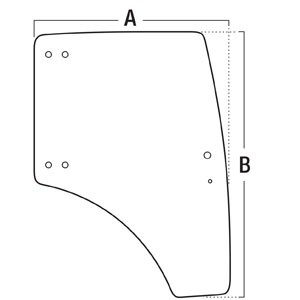 GLASS DOOR (RH) — Part #EAP-134596