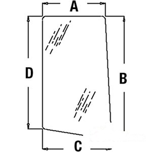 GLASS LH WINDOW — Part #EAP-134651