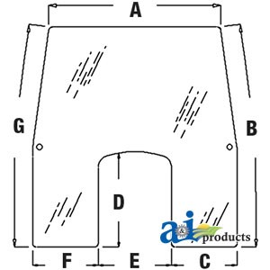 GLASS FRONT — Part #EAP-134741