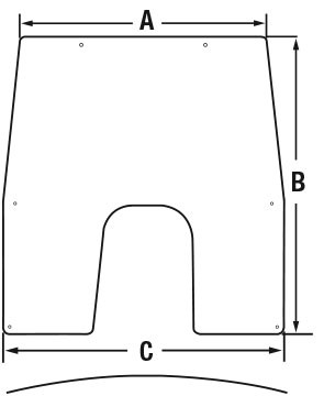GLASS FRONT — Part #EAP-134746