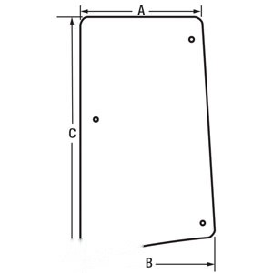 GLASS; LH SIDE WINDOW — Part #EAP-134748