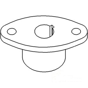 FLANGE HYD. PUMP DRIVE — Part #EAP-134825