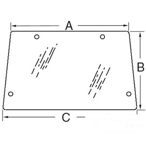 RH/LH SIDE CAB WINDOW