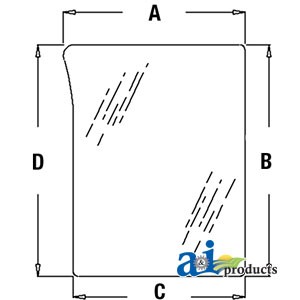 GLASS LOWER LH — Part #EAP-135010