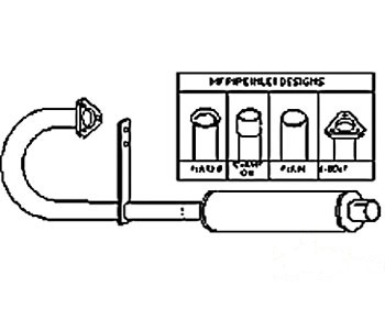 MUFFLER — Part #EAP-135357