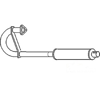 MUFFLER — Part #EAP-135358