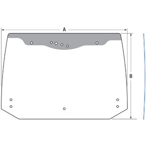 GLASS REAR — Part #EAP-137173