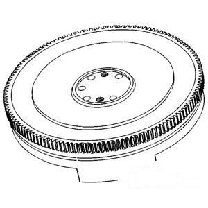 FLYWHEEL W/ RING GEAR — Part #EAP-141566