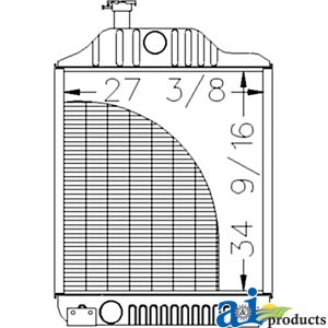 RADIATOR ASSY. — Part #EAP-141666
