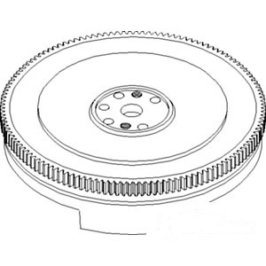 FLYWHEEL W/ RING GEAR — Part #EAP-141943