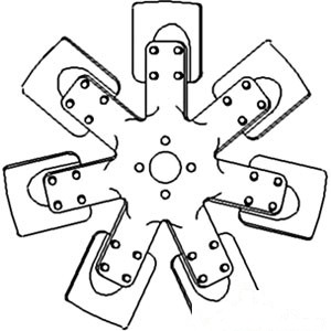 FAN 7 BLADE — Part #EAP-142069