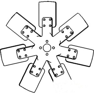 FAN 7 BLADE — Part #EAP-142732