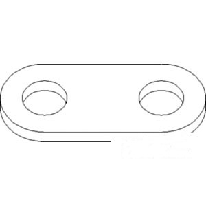 STRAP; FRONT DRAWBAR SUPP