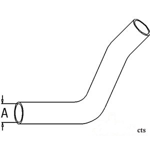 RADIATOR HOSE TOP — Part #EAP-143394