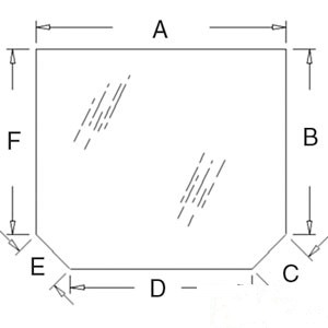 GLASS REAR — Part #EAP-143411