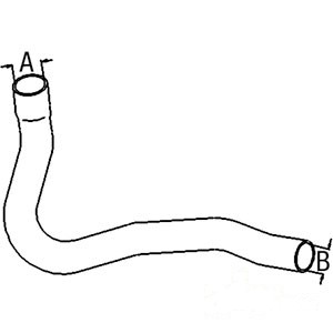 UPPER RADIATOR HOSE — Part #EAP-143416