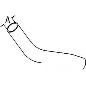 UPPER RADIATOR HOSE — Part #EAP-143508