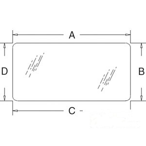 LOWER REAR WINDOW — Part #EAP-143552