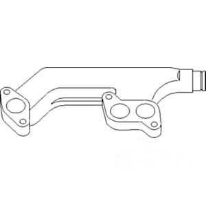 MANIFOLD EXHAUST (REAR) — Part #EAP-144078