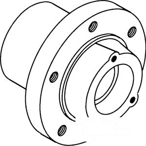 HUB 6 BOLT — Part #EAP-144116