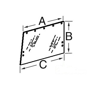 GLASS RH/LH SIDE — Part #EAP-144218