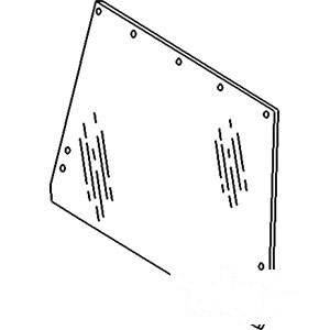 GLASS REAR CAB WINDOW — Part #EAP-144219