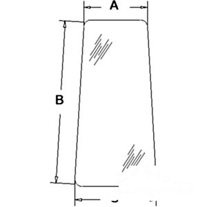 GLASS DOOR REAR WINDOW — Part #EAP-144327