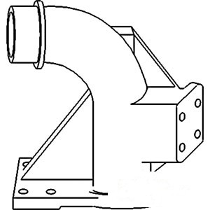 ELBOW EXHAUST — Part #EAP-144364