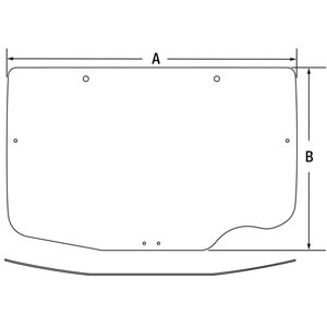 REAR GLASS — Part #EAP-144372