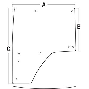 DOOR GLASS — Part #EAP-144449