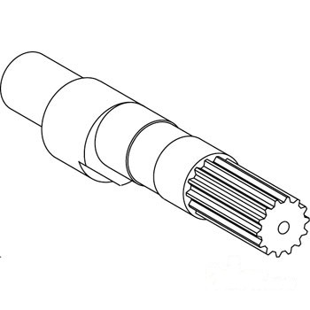 HYD. PUMP SHAFT — Part #EAP-144726