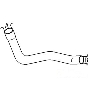 UPPER RADIATOR HOSE — Part #EAP-144861